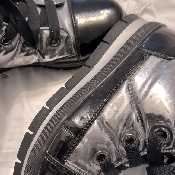 Jog Dog Snowdon Waterproof Quilted Sneaker Boot Black/Silver Womens Size 40 - Picture 9 of 11